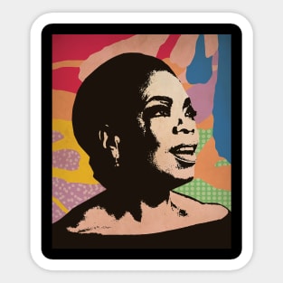 Vintage Poster - Oprah Winfrey Style Sticker